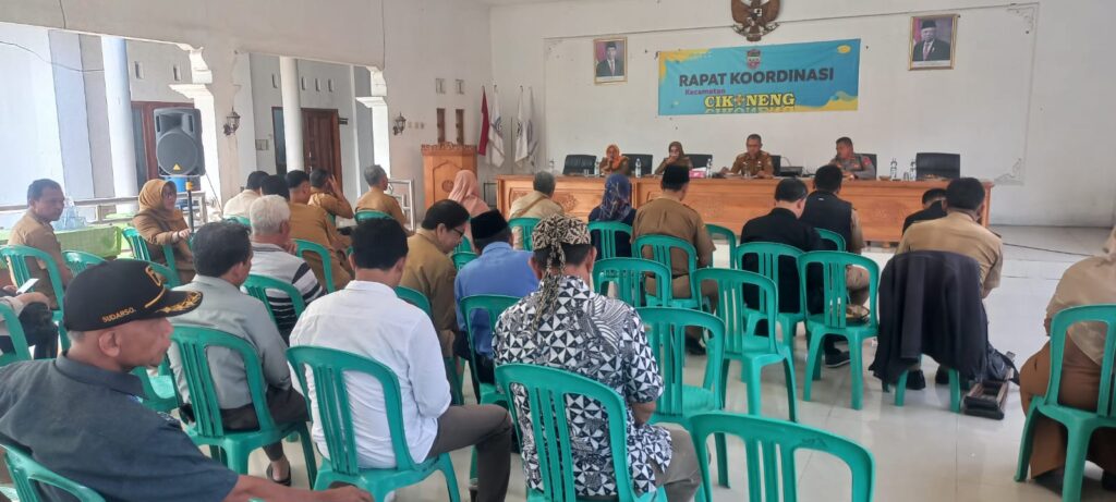 Rapat Koordinasi Kecamatan Cikoneng Tingkatkan Sinergi Pembangunan