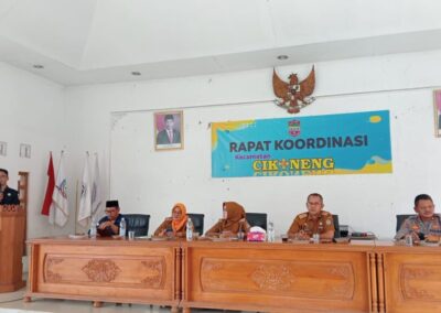 Rapat Koordinasi Kecamatan Cikoneng Tingkatkan Sinergi Pembangunan Lokal