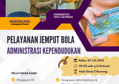 Pelayanan Jemput Bola