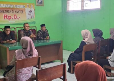 Pelepasan Peserta MTQ Kontingen Kecamatan Cikoneng Menuju Tingkat Provinsi