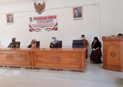 PENGAMBILAN SUMPAH JANJI DAN PELANTIKAN KADUS PASAR SALASA