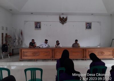 Minggon Desa Aktifkan Semangat Kemerdekaan: Pembentukan Panitia Agustusan dan Meriahkan Kehadiran Peserta KKN