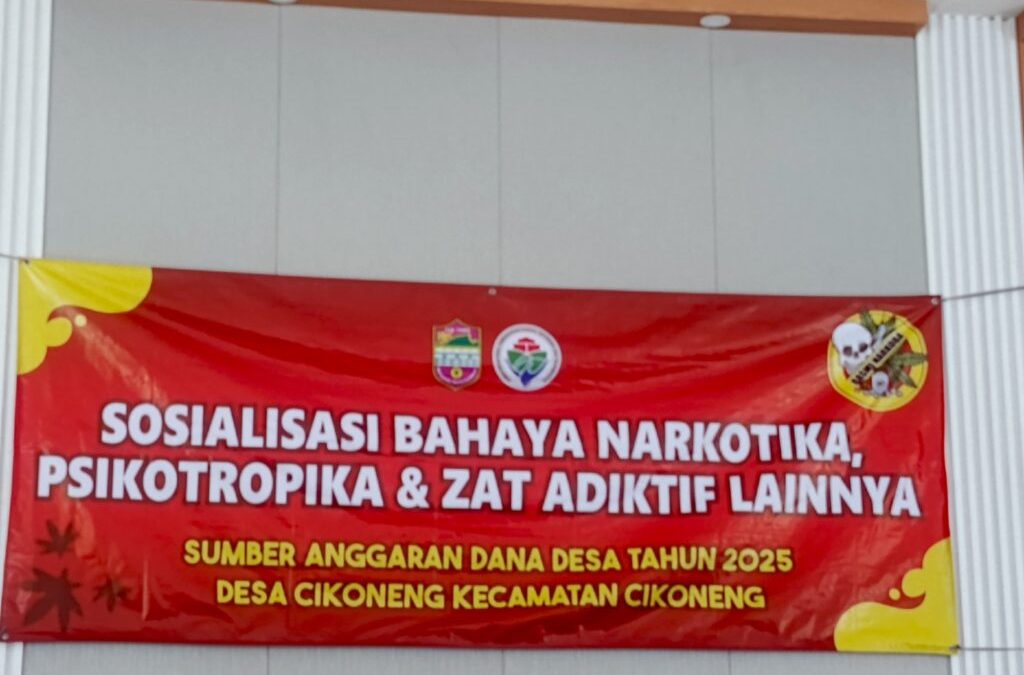 Sosialisasi Bahaya Narkotika oleh BNN dan Polsek Cikoneng di Ciamis