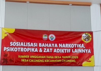 Sosialisasi Bahaya Narkotika oleh BNN dan Polsek Cikoneng di Ciamis