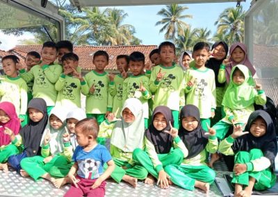 Kunjungan Perpustakaan Desa Bintang Manggala Keliling Menggunakan MASKARA ke RA Al Ikhlas